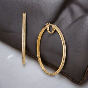AVA Nadri Medium Hoop Earrings